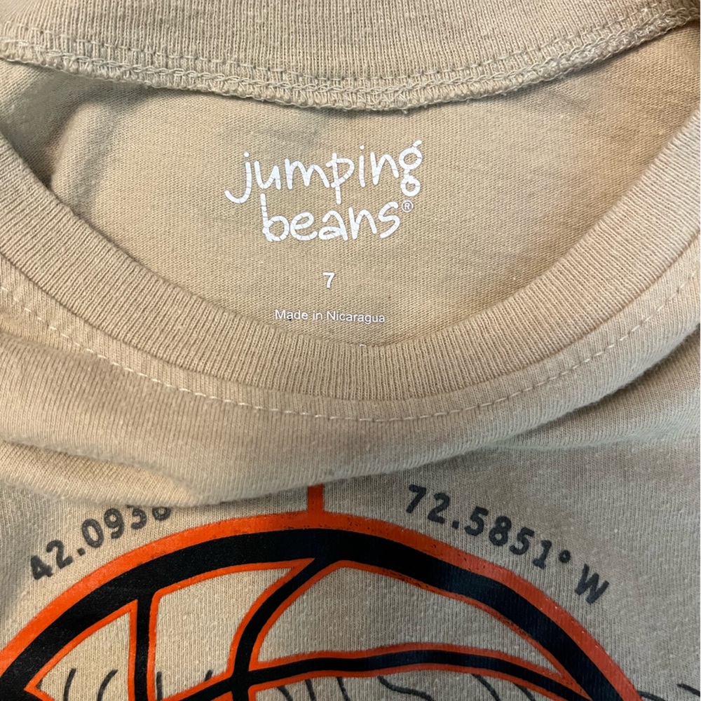 Jumping Beans Tan Long Sleeve Tee with Graphic - Picture 4 of 4